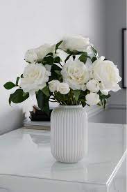 Maybe you would like to learn more about one of these? Next Artificial Roses Mix In Vase White Artificial Roses Artificial Roses Arrangements Artificial White Roses