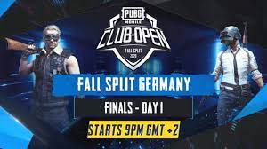 De Pmco Germany Finals Day 1 Fall Split Pubg Mobile Club Open 2020 Youtube