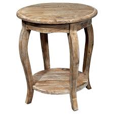 One built with a drawer, perfect to keep your tv remotes or reading glasses. Round End Table Driftwood Brown Alaterre Furniture Target