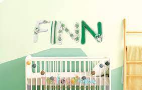 Irish Baby Painted Wood Letters Irish Nursery Room Wall Etsy Painted Wood Letters Wood Letters Baby Painting