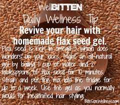 It has strong antioxidant properties that help in preventing hair and scalp damage. Healthy Hair With Homemade Flax Seed Gel Bite Size Wellness