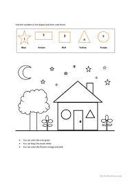 Our free shapes worksheets are great for everybody! Colors Shapes Numbers English Esl Worksheets For Distance Learning And Physical Classrooms