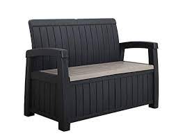 1,805 garden bench storage seat products are offered for sale by suppliers on alibaba.com, of which stools & ottomans accounts for 1%, living room you can also choose from fabric, synthetic leather, and wooden garden bench storage seat, as well as from modern, antique garden bench storage. Royalcraft Faro Plastic Garden Storage Bench Outdoor Seat Black And Grey Astonshedsuk