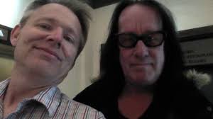 Hi all! I just wanted to introduce myself and share a photo of Todd  Rundgren giving me a hug at The Fillmore in San Francisco! Peace and love!  ✌️💙