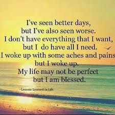 Blessed Inspiring Quotes About Life Me Quotes Words