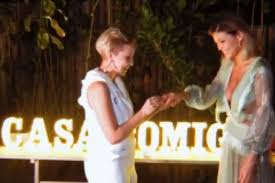 O casal vitória strada e marcella rica sofreu ataques homofóbicos em um post em que aparecem se beijando. Vitoria Strada Divulga Video Do Pedido De Casament Marcella Rica Shotoe