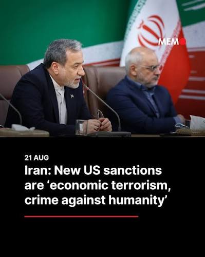 Iran's Foreign Ministry has described the new and sweeping package of sanctions imposed by the US administration on Iran as “economic terrorism and a crime against humanity”. In a statement issued on
