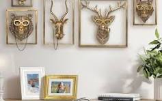 Amazon.com: Newinhome Animal Heads Wall Decor (Includes ...
