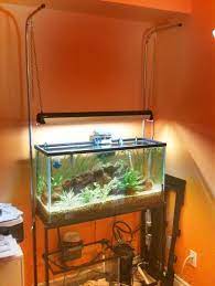 Diy Light Stand For A Metal Tube Aquarium Setup Diy Reptile Bearded Dragon Bearded Dragon Cage