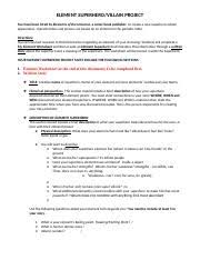 This table compares the known valid mineral species listed listed with lithium and the other elements listed based on the official ima formula. Element Superherovillain Worksheet Element Superhero Villain Worksheet Name Sami Kaur Use This Worksheet To Help Keep Track Of Your Thoughts Is It A Course Hero