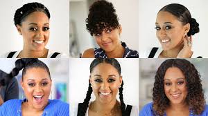 Rainbow rubber band curly ponytail tutorial 🌈 rubber band bun tutorial 2019 ! Tia Mowry S Quick Fix Tia Mowry S Best Hair Extensions Facebook