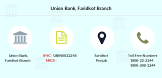 Bank ka toll free number bank ke official website se bhi tally kar lena chahiye. Union Bank Faridkot Ifsc Code Ubin0822248