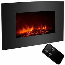 Enjoy a traditional looking wood fire without the work or cost of one. Uenjoy 33 X 22 Electric Fireplace Wall Mount Heater With Remote Control For Sale Online Ebay