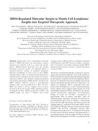 I invested five weeks of my time building this model ship. Pdf Brd4 Regulated Molecular Targets In Mantle Cell Lymphoma Insights Into Targeted Therapeutic Approach