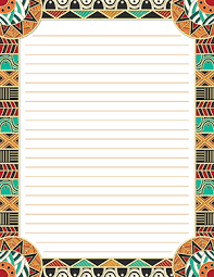 To create this cutout page border, you will need a thick paper like cardstock or cartons. Free Printable Stationery