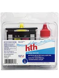 pool ph test kit 3 way test kit hth pools