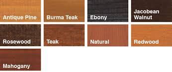 Sadolin Exterior Wood Stain Colour Chart Www