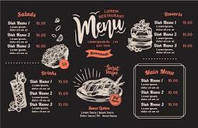 I Will Do All Types Of Chalkboard Designs Menu Flyer Menu Design Restaurant Menu Design Chalkboard Designs