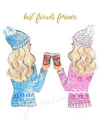 Is it because you've known each other for years? Cute 3 Bff Drawings Christmas Novocom Top