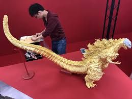Godzilla In Gold Plates Godzilla Gold Scenery