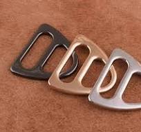 Triangle Rings Buckle With 2 Holes Strap Sliders Rings ...