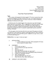 Creating term papers and other academic papers can be frustrating. Sample Outline For Term Paper By Military Teacher Tpt
