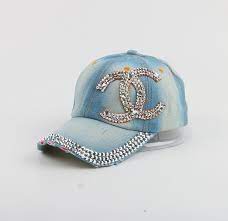 High Quality Women Brand Baseball Cap New Fashion Rhinestone Crystal Denim Snapback Caps Wholesale Woman Hi Women Wholesale Womens Ball Caps Denim Baseball Cap