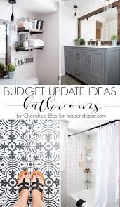 See more ideas about bathrooms remodel, bathroom design, bathroom inspiration. Budget Bathroom Updates 5 Tips To Affordable Bathroom Makeovers Maison De Pax