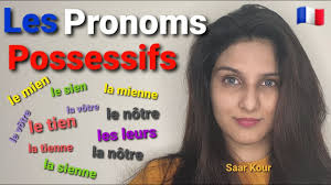 Les Pronoms Possessifs en français || mien tien sein || Pronoms Possessives  in French ||