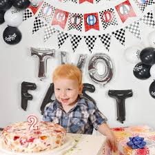 Maybe you would like to learn more about one of these? Buy Wernnsai Two Fast 2nd Birthday Party Supplies Racing Car Theme Party Decorations For Boy Race Fans Including Happy Birthday Banner Lsquo Two Fast Black Silver Mylar Foil Balloon Latex Confetti Balloon Online