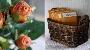 Flowers for guys on valentine's day. Bacon Roses And More Pinterest Inspired Diy Valentine S Day Gifts For Him