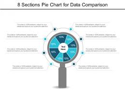 8 Sections Pie Chart For Data Comparison Ppt Powerpoint