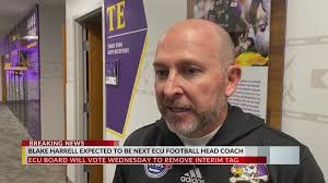 ECU Interim Head Coach Blake Harrell talks job, finishing season strong
