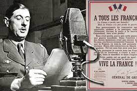 Le 18 juin 1940, le général de gaulle prononce sur la bbc son célèbre appel invitant les français à poursuivre le combat. L Appel Du 18 Juin Du General De Gaulle
