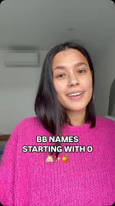 TBN ALPHABET — BB names starting with O 👼🏻🍊✨, #babynames #nameideas  #girlnames #boynames #onames