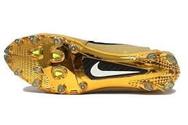 Black And Gold Nike Football Cleats Amazon Com Nike Men S Special Vapor Talon Elite 3 4 Football Cleats 13 5 Black White Metallic Gold Football Football Cleats Nike Men Cleats
