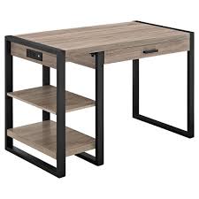 For fastest reply, please include your name, organization, appropriate contact information and a brief summary of your inquiry. 48 Carlisle Industrial Farmhouse Tech Desk With Usb Driftwood Saracina Home Target