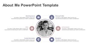 The template created with a specimen of an experienced ux designer, you can scratch the tone and style of self. About Me Powerpoint Template Resume Powerpoint Templates