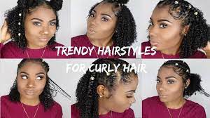 Cute Trendy Hairstyles For Curly Hair Video Curly Hair Styles Natural Hair Styles Curly Hair Videos