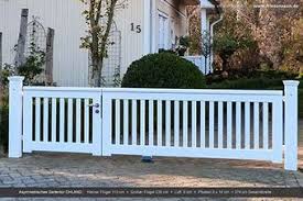 Asymmetrisches Gartentor Ohland Holztor Weiss Holztor Gartentore Gartentor