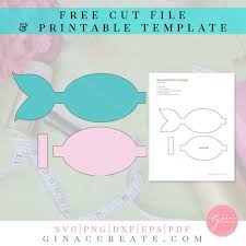 Mermaid Tail Bow Free Svg Template Bow Template Diy Hair Bows Handmade Hair Bows