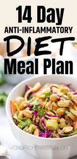 Eating Healthy Has Never Been This Easy A 14 Day Meal Plan Formulated To Decre Anti Inflammatory Diet Meal Plan Diet Meal Plans Anti Inflammatory Diet Recipes