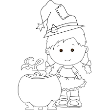 Check spelling or type a new query. Cute Witch Coloring Page Enjoy The Halloween Coloring Page