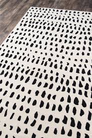 Black And Ivory Area Rug Polka Dots Handmade Tufted Wool Ivory Black Area Rug Rugs On Carpet Black Area Rugs Area Rug Decor