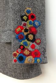 Didyoumakeityourself Embroidered Harris Tweed Embroidery And Stitching Embroidery Patterns Hand Embroidered