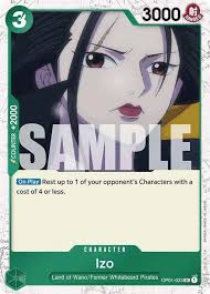 One Piece Trading Card Game Premium Booster Single Card Uncommon Izo  OP01-033 Jolly Roger Foil