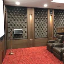 How to make your own tufted headboard. Tufted Wall Panel For Home Mini Cinema Royale Chesterfield