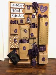 It's a great way to give gifts for a countdown to an event such as a wedding. Wedding Advent Calendar Advent Calendar Gifts Countdown Gifts Calendar Gifts