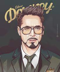 Robert Downey Jr Potrait Illustration By Kediri On Deviantart Vector Portrait Illustration Robert Downey Jr Iron Man Portrait Cartoon