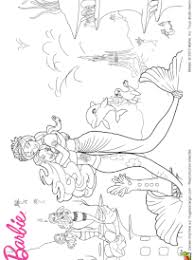 Coloriages barbie (dessins animés) ➜ des tonnes de dessins à colorier gratuits. Coloriage Barbie Et Le Secret Des Sirenes Sur Hugolescargot Com